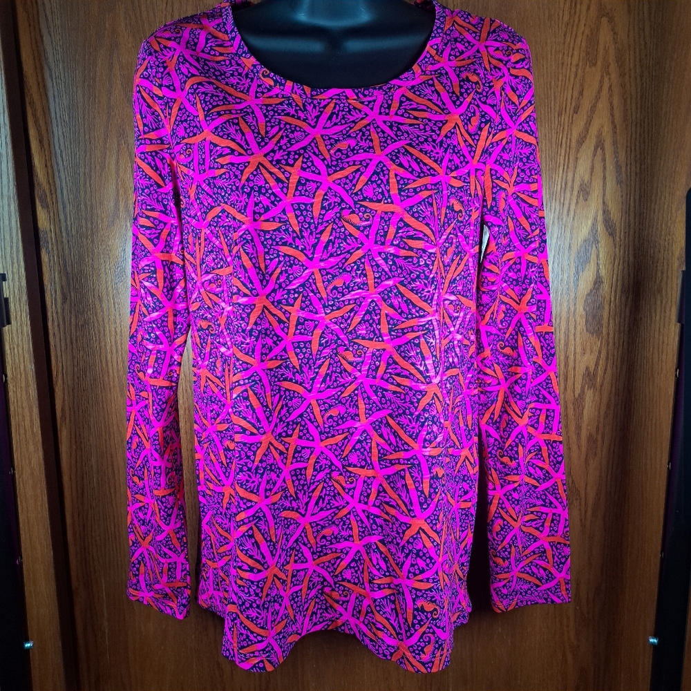 Lilly Pulitzer NWT Etta Top Long-Sleeve, Size XS